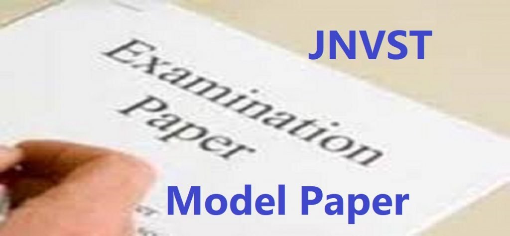 Navodaya Jnvst Model Paper 2020 5th 6th 9th 11th